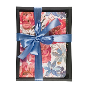 НАБОР ПОДАРОЧНЫЙ А5+  "Цветочная феерия" И МЕТАЛЛ. РУЧКА
Арт. 3-744/05-5
