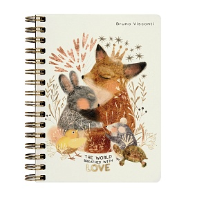 Тетрадь общая BrunoVisconti®
А6 (110 х 148 мм)
"LOVE ME.ЛЮБОВЬ, КАК ОНА ЕСТЬ" 60 л., клетка
Арт. 7-60-005/06