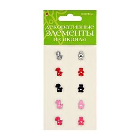 ДЕКОРАТИВНЫЕ ЭЛЕМЕНТЫ ИЗ АКРИЛА НАБОР №22 "МЕДВЕЖАТА И ЖИРАФЫ"
Арт. 2-336/22