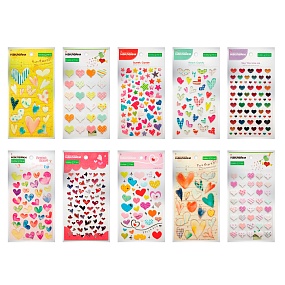 НАКЛЕЙКИ ОБЪЕМНЫЕ "РОМАНТИЧЕСКИЕ СЕРДЕЧКИ" 10 ВИДОВ
Арт. 2-141/01