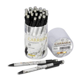 Карандаш механический BrunoVisconti®
0.7 ММ, НВ, с ластиком
Carrara
Арт. 21-0042/24