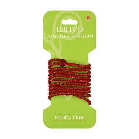 ШНУР ДЕКОРАТИВНЫЙ КОЖАНЫЙ ПЛЕТЕНЫЙ КРУГЛЫЙ, Ø 3 ММ, 1 М, КРАСНЫЙ
Арт. 2-154/38