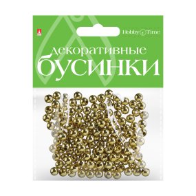 БУСИНЫ КРУГЛЫЕ ЗОЛОТЫЕ, Ø 6 ММ
Арт. 2-371/03
