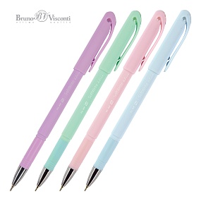 Ручкa BrunoVisconti
шариковая масляная, 0.5 мм, синяя
SoftWrite. ZEFIR
Арт. 20-0205