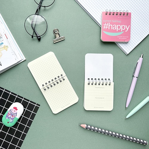 "POCKET JOURNAL" 70 х 70 мм, 60 Л, (4 ВИДA) НА ГРЕБНЕ "MY STATUS"
Арт. 3-652/01: фото #15