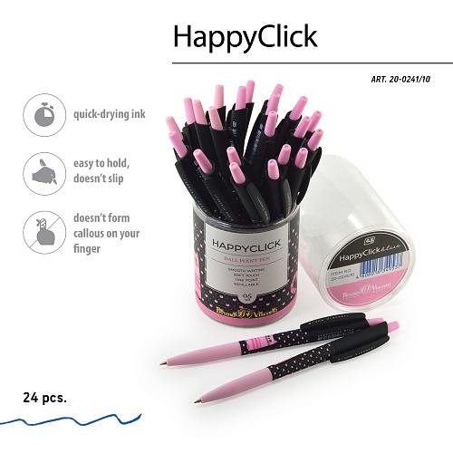 Ручкa BrunoVisconti
шариковая автоматическая, 0.5 мм, синяя
HappyClick «РОЗОВАЯ КОШЕЧКА»
Арт. 20-0241/10: фото #5