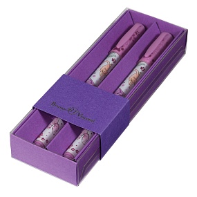 НАБОР ИЗ 2-Х РУЧЕК "HappyWrite. Кошки"ШАРИКОВАЯ 0.5 ММ, СИНЯЯ (сиреневый футляр)
Арт. 20-0215/6464