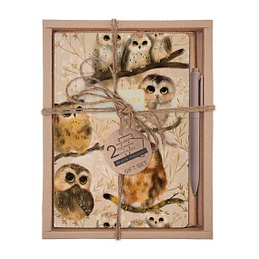 НАБОР ПОДАРОЧНЫЙ "LOVE ME.Совушки" (ДВЕ ТЕТРАДИ BV И РУЧКА)
Арт. 7-40-001/215-3