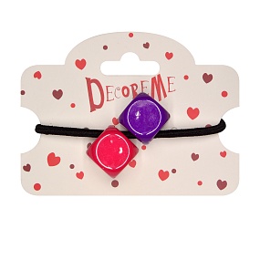 РЕЗИНКА ДЛЯ ВОЛОС "КУБИКИ. ГЛЯНЕЦ" 1 ШТ, 3 ЦВЕТА
Арт. 2-712/89