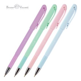 Ручкa BrunoVisconti
шариковая масляная, 0.5 мм, синяя
SoftWrite. ZEFIR
Арт. 20-0205