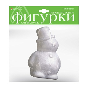 ПЕНОПЛАСТОВЫЕ ФИГУРКИ. СНЕГОВИК, 160 ММ, 1 ШТ.
Арт. 2-209/09