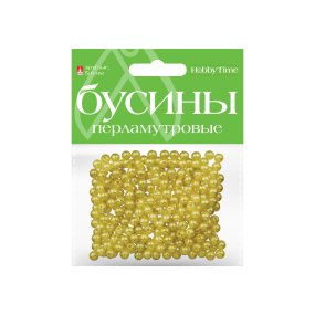 БУСИНЫ КРУГЛЫЕ ПЕРЛАМУТРОВЫЕ, Ø 6 ММ, 10 ЦВ
Арт. 2-585/01