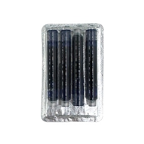 НАБОР КАРТРИДЖЕЙ  ДЛЯ ПЕРЬЕВЫХ РУЧЕК "KAWAII ANIMALS" , D 4.4 MM, СИНИЕ, В БЛИСТЕРЕ, 4 ШТ
Арт. 23-0078