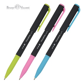Ручка шариковая BrunoVisconti®
1 мм, синий
PrimeWrite Nero
Арт. 20-0295/01