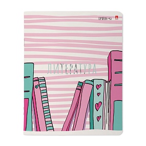 Тетрадь тематическая Альт
А5 (165 х 203 мм)
"GIRLS ONLY", литература
48 л. линейка
Арт. 7-48-1102/02