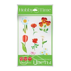 Поделочная бумага HOBBY TIME
А4 (210 х 340 мм), 10 листов
цветы
Арт : 11-410-156