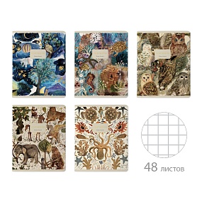 Тетрадь общая BrunoVisconti®
А5 (165 х 203 мм)
"FAUNA" 48 л., клетка
Арт. 7-48-1365
обложка в ассортименте