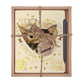 НАБОР ПОДАРОЧНЫЙ "ЛЮБОВЬ КАК ОНА ЕСТЬ. Котики. Одно сердце" (ДВЕ ТЕТРАДИ И РУЧКА)
Арт. 7-48-1271-2/1