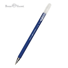Ручка шариковая BrunoVisconti®
"POINTWRITE.Navy" 
0.38 мм, синяя
Арт. 20-0416