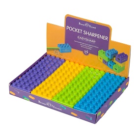 Точилка BrunoVisconti®
 (40 х 20 х 20 мм)
"EASYSHARP.ЛЕГО" мультиколор
Арт. 35-0046
цвет в ассортименте