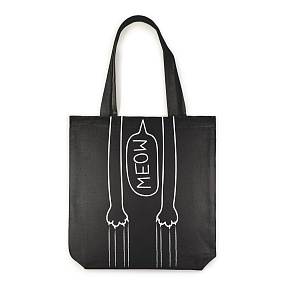СУМКА-ШОППЕР BLACK "MEOW" 34х36 см
Арт. 16-004-02/17