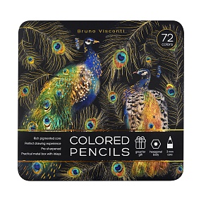 Карандаши цветные BrunoVisconti®
72  цветов, грифель 3 мм
Fauna "FAUNA.ПАВЛИНЫ"
Арт. 30-0158/06