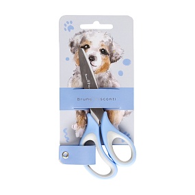 НОЖНИЦЫ ДЕТСКИЕ, "CUTE FRIENDS.ЩЕНОК" 14.2 см. (эргономичные ручки) 
Арт. 60-0029/03