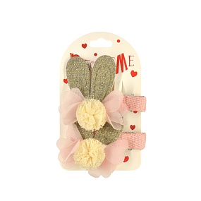 ЗАКОЛКА ДЛЯ ВОЛОС  5 СМ 2 ШТ, 3 ВИДА
Арт. 2-719/124