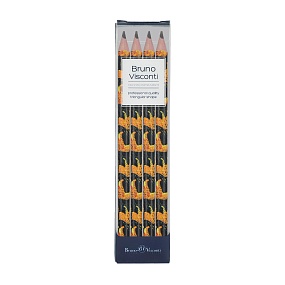 НАБОР ИЗ 4-Х КАРАНДАШЕЙ ЧЕРНОГРАФИТОВЫХ "HappyGraphix Jumbo. Леопард" 4В, 3.5 MM
Арт. 21-0062/36-4