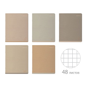 Тетрадь общая BrunoVisconti®
А5 (165 х 203 мм)
"TOTAL BEIGE" 48 л., клетка
Арт. 7-48-1390
обложка в ассортименте