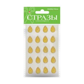 НАБОР САМОКЛЕЯЩИХСЯ СТРАЗ №100 "КАПЛИ", 13*18 ММ, 4 ЦВ.
Арт. 2-344/09