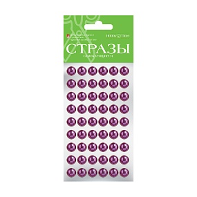 НАБОР САМОКЛЕЯЩИХСЯ СТРАЗ №60, "ЦВЕТНОЙ ЖЕМЧУГ", 10 ММ, 5 ЦВ.
Арт. 2-118/10