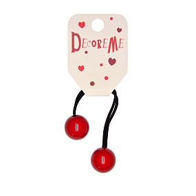 РЕЗИНКА ДЛЯ ВОЛОС "ПАРА ШАРИКОВ 2" 1 ШТ, 3 ЦВЕТА 
Арт. 2-712/173