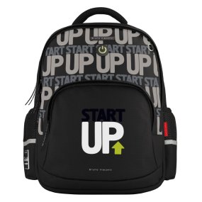 Рюкзак BrunoVisconti®
классический 
черный с эргономичной спинкой
«MOTIVATION.START UP»
Арт. 12-002-232/01