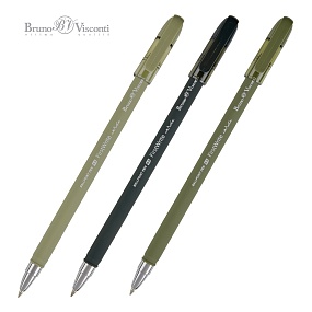 Ручка шариковая BrunoVisconti®
"FIRSTWRITE.VERDE" 
0.5 мм, синяя
Арт. 20-0513