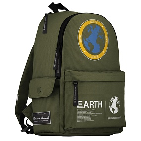 Рюкзак BrunoVisconti®
молодежный
темно-зеленый 
«ПЛАНЕТА ЗЕМЛЯ»
Арт. 12-003-104/11