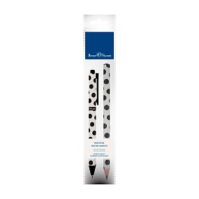 НАБОР: РУЧКА "ArtClick" ШАР. 0.5 мм И КАРАНДАШ ЧЕРН. 4B "HappyGraphix Jumbo"BLACK POLKA-DOT
Арт. 20-0281/17-21-0062/29
