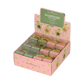 Точилка BrunoVisconti®
 (40 х 60 х 30 мм)
"FUNGRAPHIX.АВОКАДО" мультиколор
Арт. 35-0036   
цвет в ассортименте