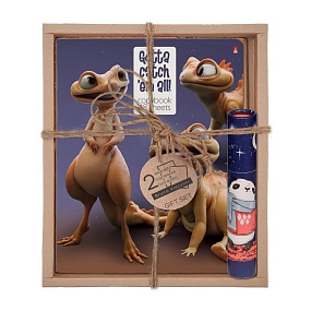 Набор подарочный "ГЛАЗАСТИКИ. Глазастики оранжевые" (две тетради и ручка в тубе)
Арт. 7-48-1284-3/4