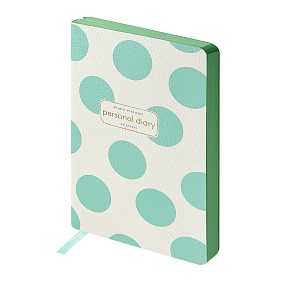 Ежедневник BrunoVisconti® недатированный
А5 (125 х 200 мм)
"ГОРОШЕК КРУПНЫЙ МЯТНЫЙ" 256 стр.
Арт. 3-743/03