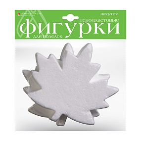 ПЕНОПЛАСТОВЫЕ ФИГУРКИ. КЛЕНОВЫЕ ЛИСТЬЯ, 125 ММ, 2 ШТ. 
Арт. 2-206/05