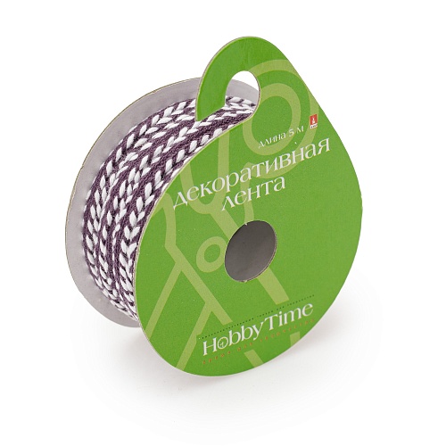 ШНУР ДЕКОРАТИВНЫЙ ИЗ ХЛОПКА, ДЛИНА 5 М., 6 ЦВЕТОВ 
Арт. 2-601/05: фото #1