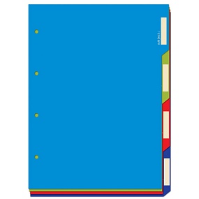 Комплект разделителей Альт
для тетради на кольцах  А5, 4 Л.
Арт. 7-50-470