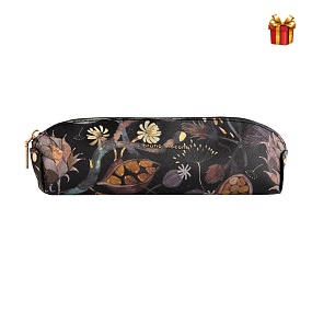 Косметичка BrunoVisconti®
 (22,5 х 6,5 х 8,5 см)
"FLORA.НОЧНЫЕ ЦВЕТЫ"
Арт. 14-097/01