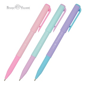 Ручка шариковая BrunoVisconti®
1 мм, синий
PrimeWrite Zefir
Арт. 20-0295/02