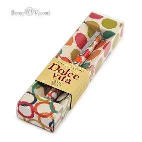 Ручка BrunoVisconti®
шариковая автоматическая, 0.7 мм
синяя, Dolce Vita «ГЕОМЕТРИЯ»
в футляре, металлический корпус
Арт. 20-0252/02