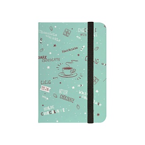 ЗАПИСНАЯ КНИЖКА "MEGAPOLIS JOURNAL" А6, 100 Л.  НА РЕЗИНКЕ "COFFEE TIME, МЯТНЫЙ", В ТОЧКУ
Арт. 3-478/09