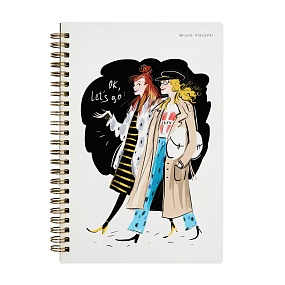 Тетрадь общая BrunoVisconti®
А5 (140 х 210 мм)
"СТИЛЬНЫЕ ДЕВЧОНКИ" 60 л., клетка
Арт. 7-60-201/09