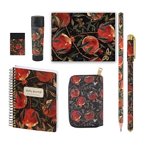 НАБОР ПОДАРОЧНЫЙ "FLORA.ГРАНАТ" 6 ПРЕДМЕТОВ, С ОТКРЫТКОЙ
Арт. 2-736/125