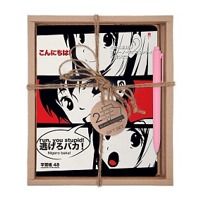 НАБОР ПОДАРОЧНЫЙ "MANGA ANIME. Run" (ДВЕ ТЕТРАДИ И РУЧКА)
Арт. 7-48-1241-2/1